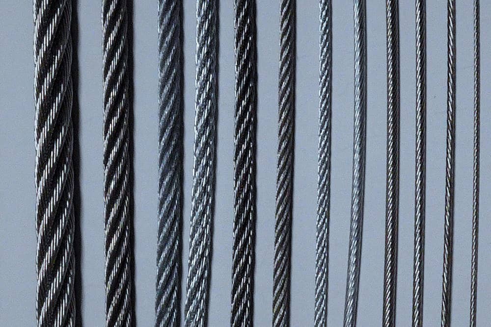 Élingues en Câble Métallique en Acier Inoxydable – Cables